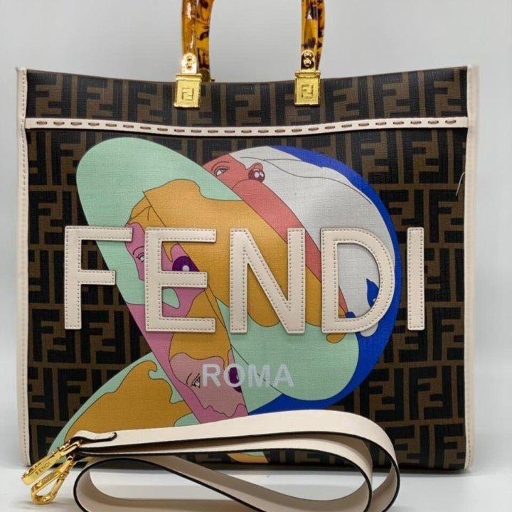 Сумка шопер женская Fendi Sunshine