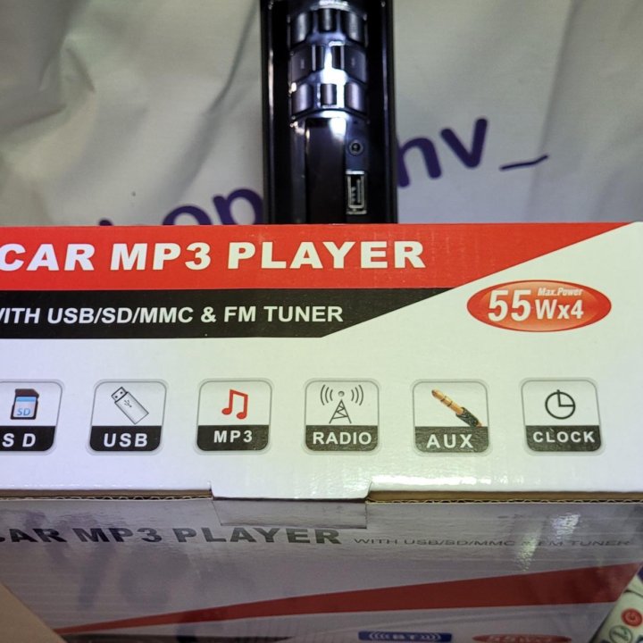 Магнитола 1din Bluetooth/usb/aux/fm