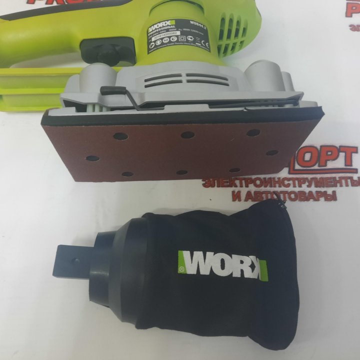 Шлиф машина вибрационная WORX 300W