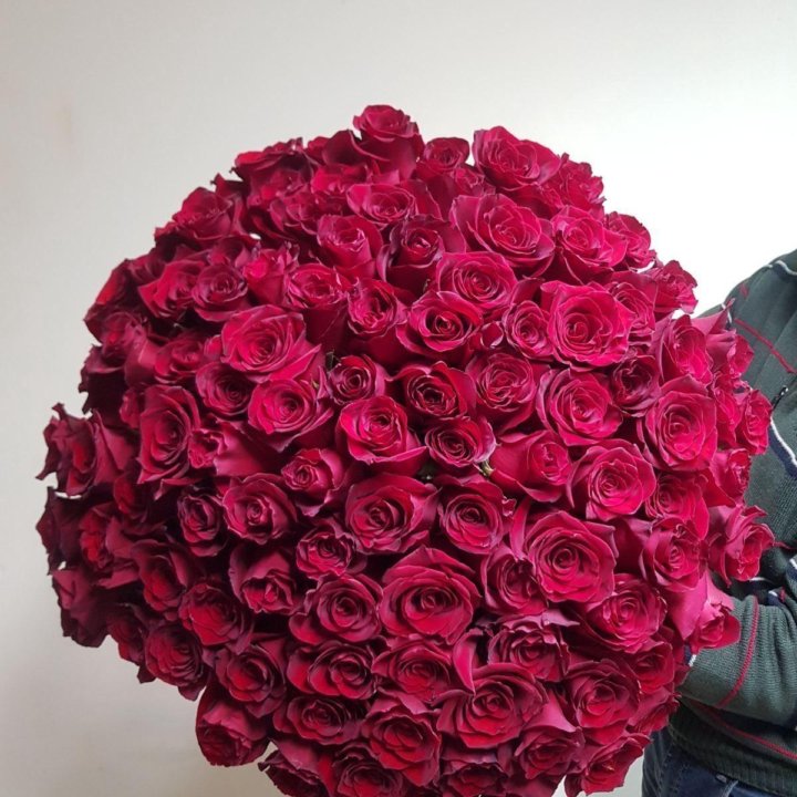 Розы.Букет 101 Роза.Цветы в Новосибирске.