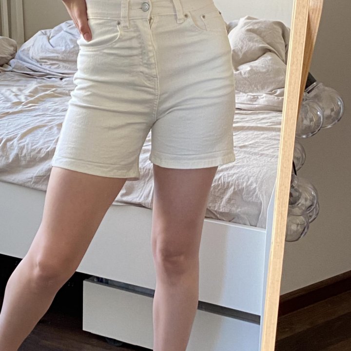 Pull bear шорты джинсовые 34