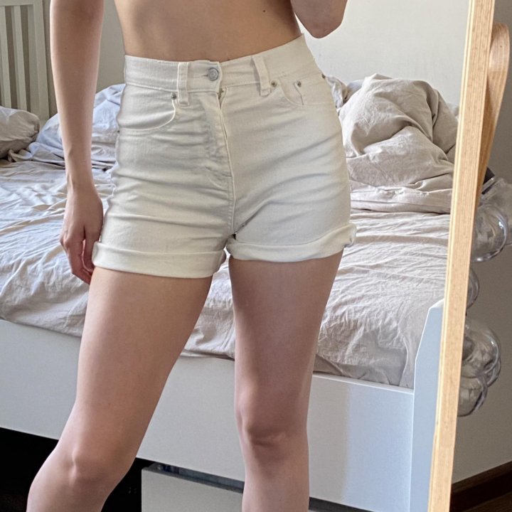 Pull bear шорты джинсовые 34