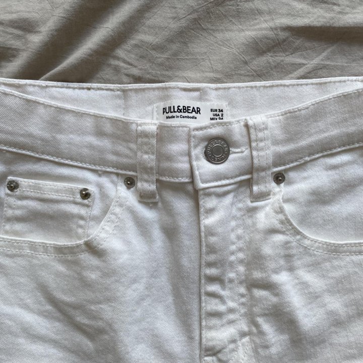 Pull bear шорты джинсовые 34