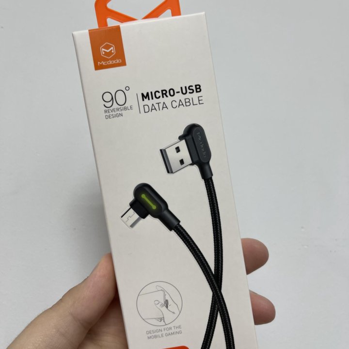Кабель microUSB - USB McDodo CA-5771 черный 1,2м
