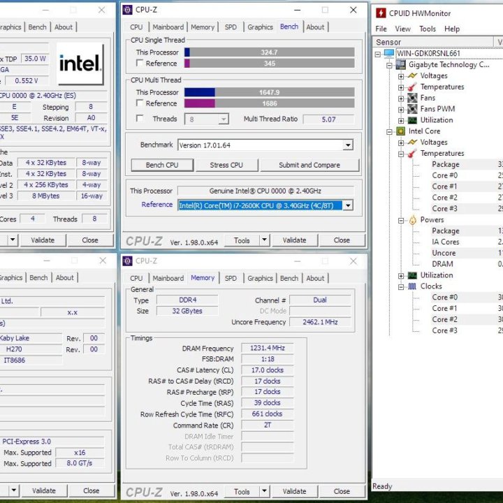 Процессор Intel i7 ( 4C/8Т 3.0 ГГц) LGA1151 + MB