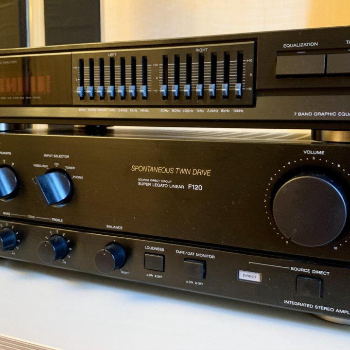 Sony TA-F120 и SEQ-310 (Усилитель и Эквалайзер)