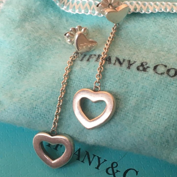 Серьги Tiffany оригинал