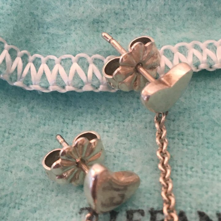 Серьги Tiffany оригинал