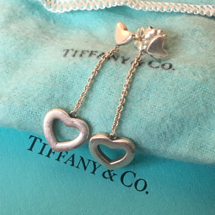 Серьги Tiffany оригинал