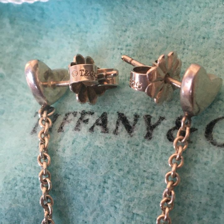 Серьги Tiffany оригинал