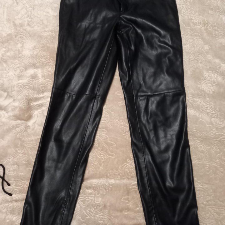 Брюки кожаные
