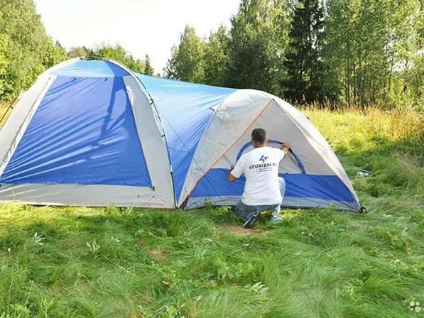 Палатка с шатром