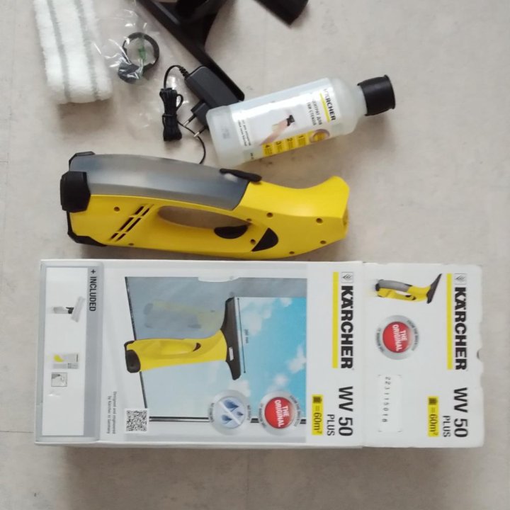 Аккумуляторный стеклоочиститель wv50 plus KARCHER