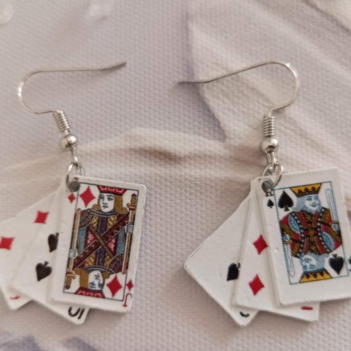 Серьги карты