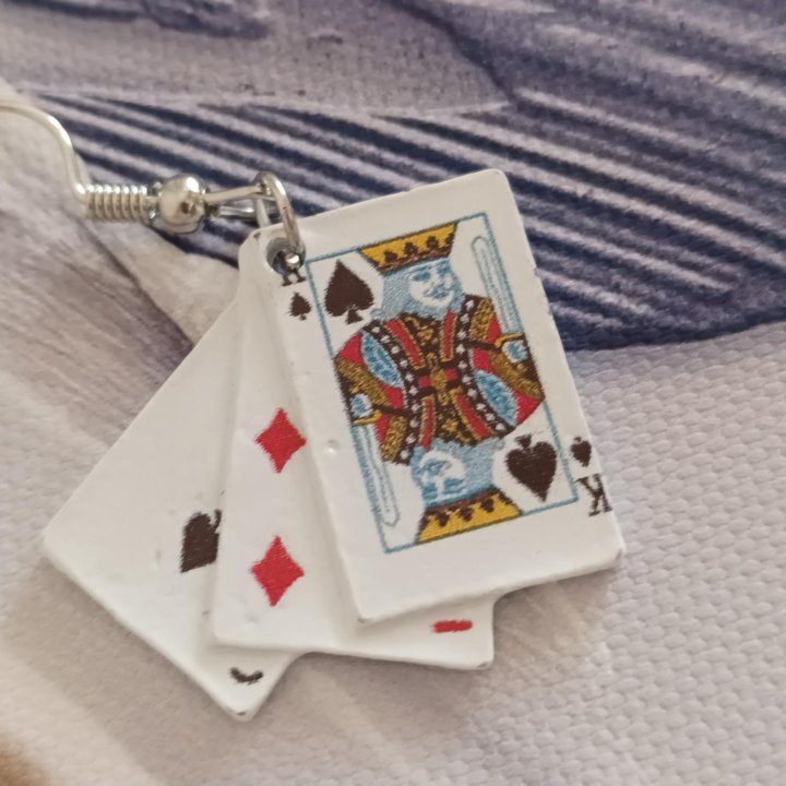 Серьги карты