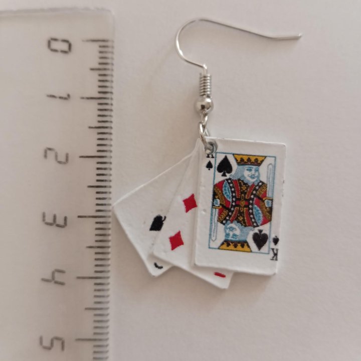 Серьги карты