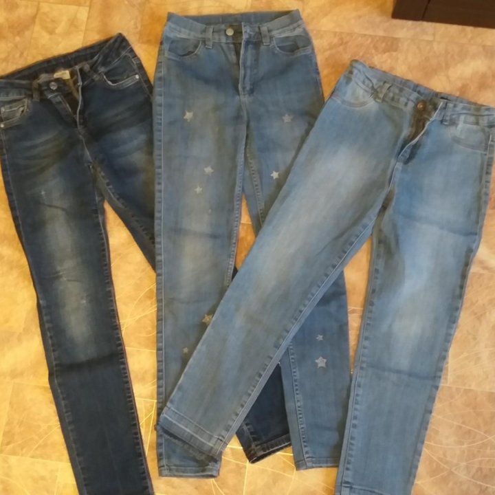 Шотры джинсы для девочки на рост 140-146-152