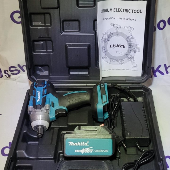 Аккумуляторный гайковерт Makita 108V в кейсе