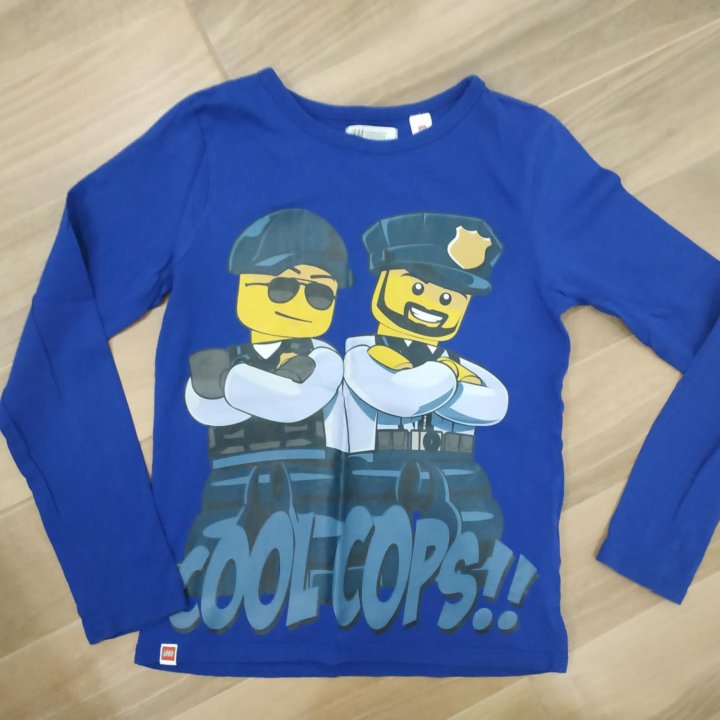 Футболка Lego лонгслив H&M 134-140