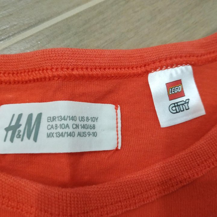 Футболка Lego лонгслив H&M 134-140