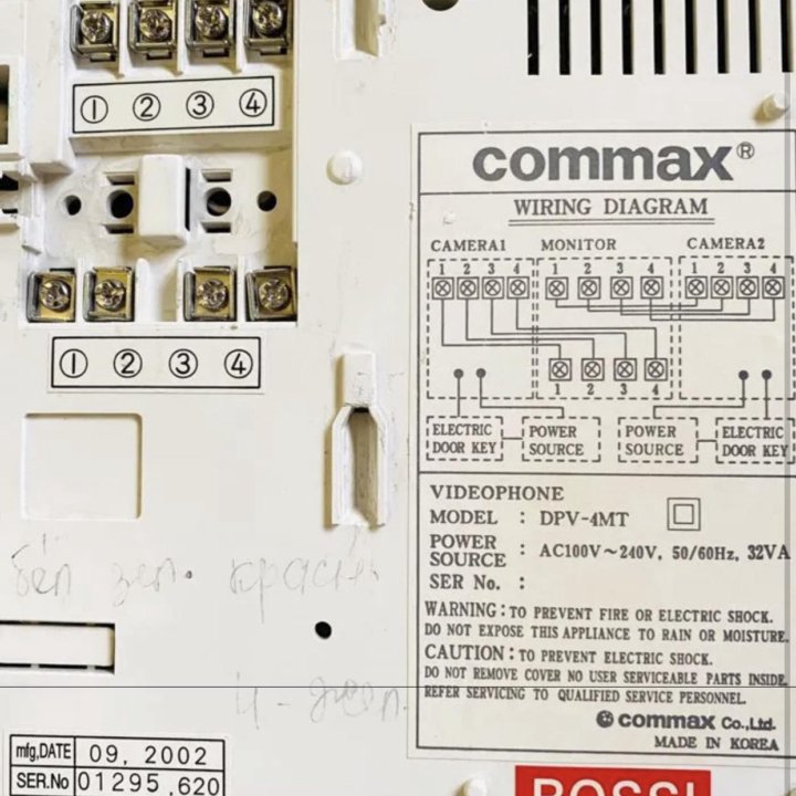 Видеодомофон commax