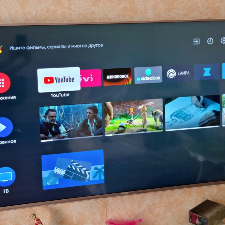 55' Sony smart tv 4к hdr