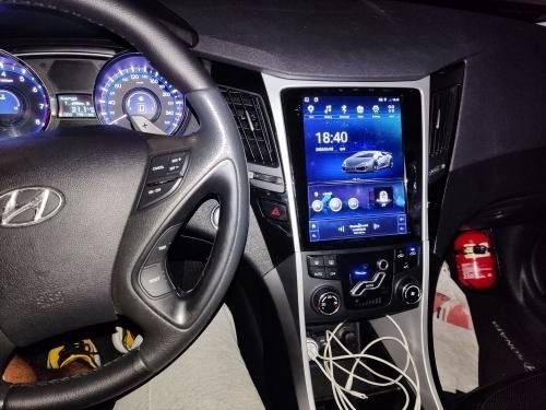 Hyundai sonata android магнитола teyes tesla