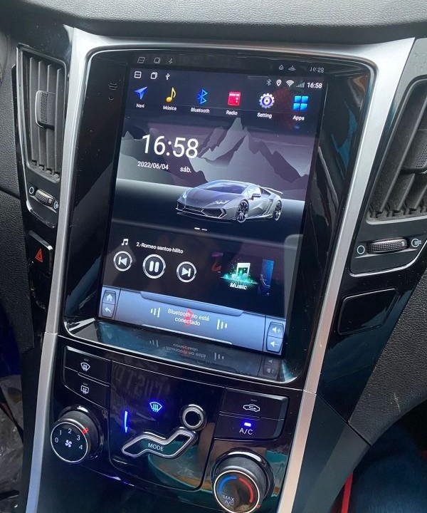 Hyundai sonata android магнитола teyes tesla