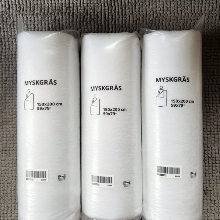 Одеяло прохладное IKEA (MYSKGRÄS) 150х200