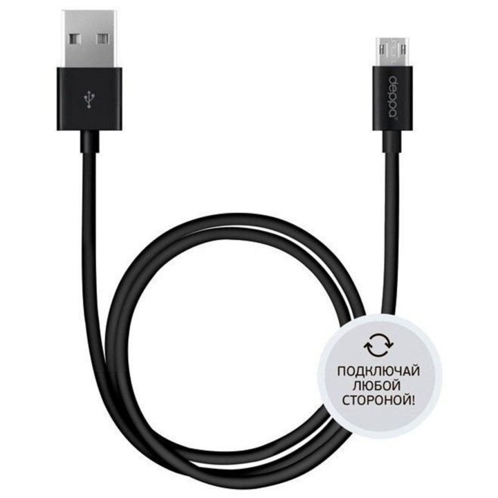 Кабель Deppa USB - microUSB (72213) 2 м