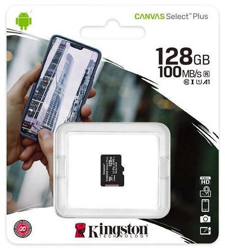 карта памяти Kingston microSDXC 128 ГБ (новая)