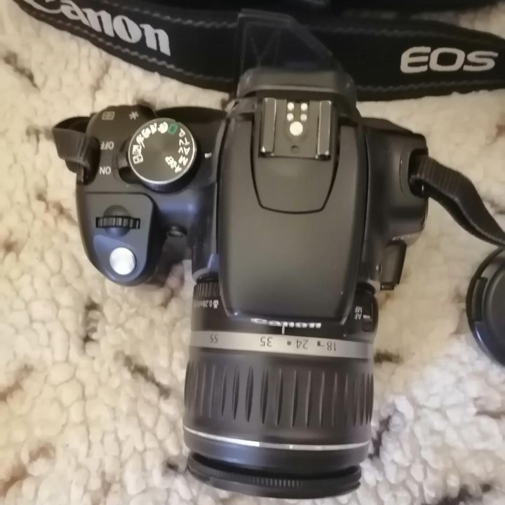 Хороший Фотоаппарат Canon EOS 350D в полном компле