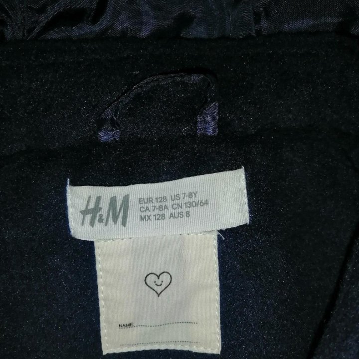 Пальто H&M 122-128