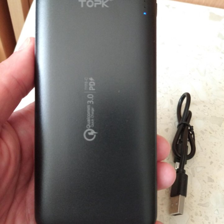 Powerbank QC3 18w 10000 м type C PD,QC 3,0