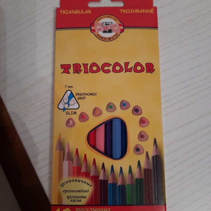 Цветные карандаши 12 цветов кохинор