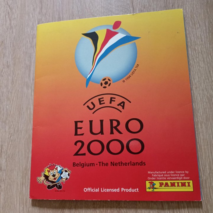 Panini Заполненный альбом Евро 2000