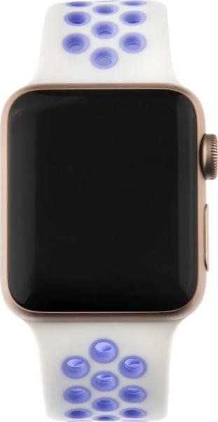 Ремешок INTERSTEP для Apple Watch 42/44/45/49mm Бело-фиолетовый