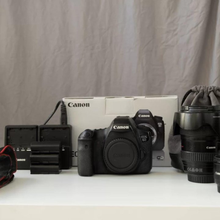 Canon EOS 6D + 2 объектива