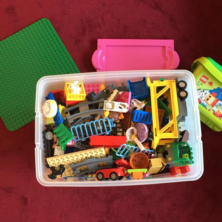 Большая коробка Лего Дупло (Lego Duplo), от 1 до 5 в Москве, цена 10 ...