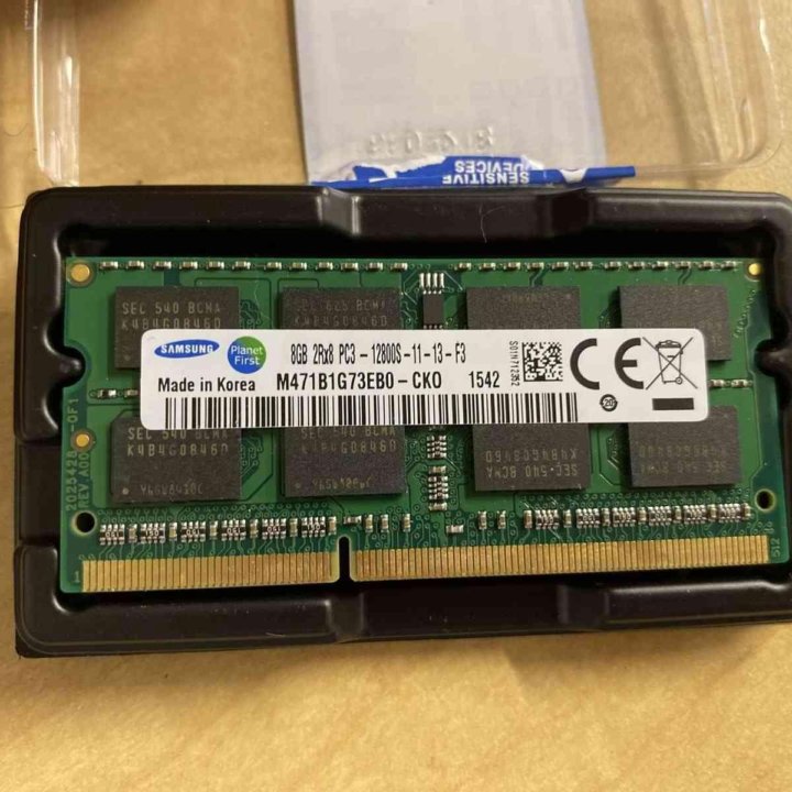 Samsung 8GB 1600 Mhz DDR3 память на ноутбук PC3L