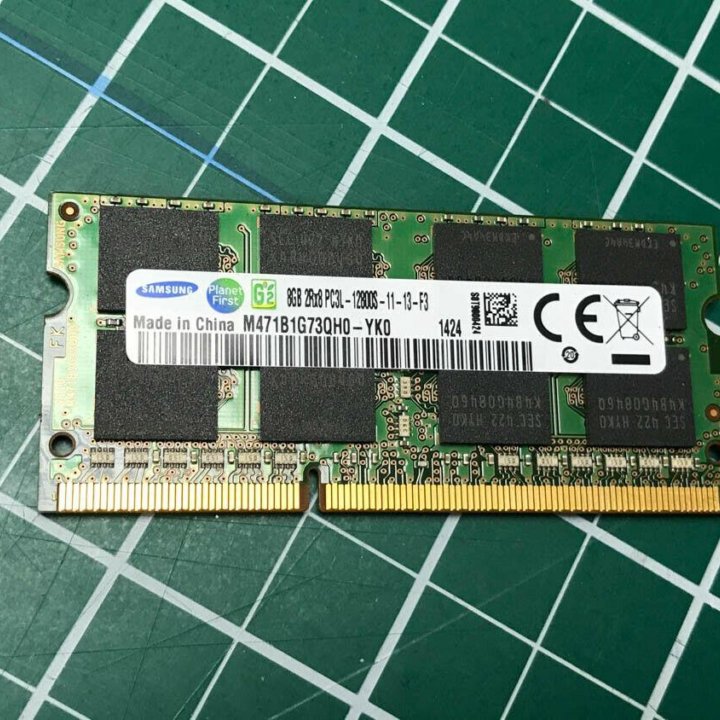 Samsung 8GB 1600 Mhz DDR3 память на ноутбук PC3L