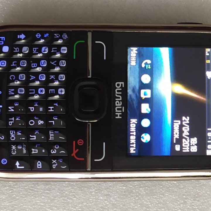 Телефон QWERTY Alcatel DualSim. Билайн.