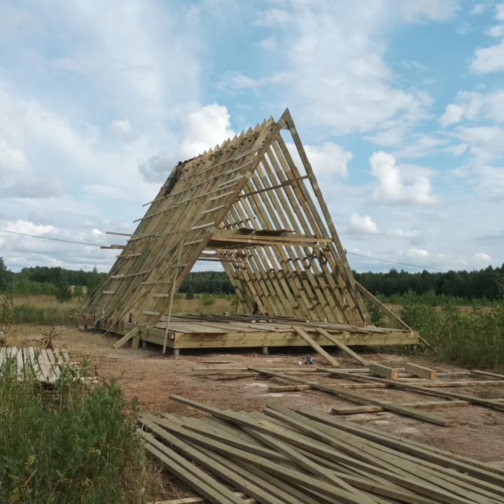 Строительство каркасных домов, а-Фрейм