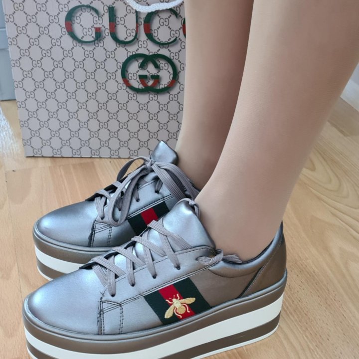 GUCCI. Кроссовки Платформа