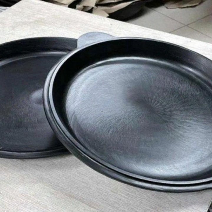 Крышка сковорода чугунная 12 литров