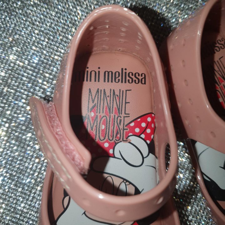 Туфли 32459 Mini Melissa Furadinha + Minnie mouse