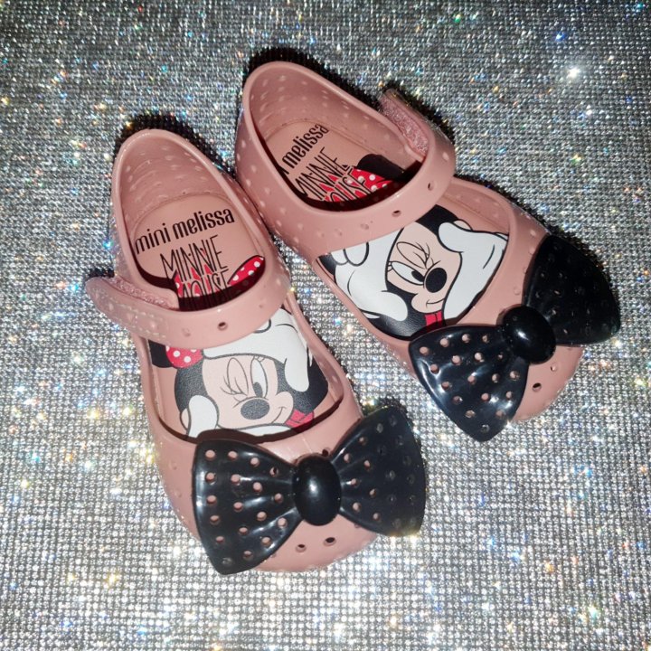 Туфли 32459 Mini Melissa Furadinha + Minnie mouse