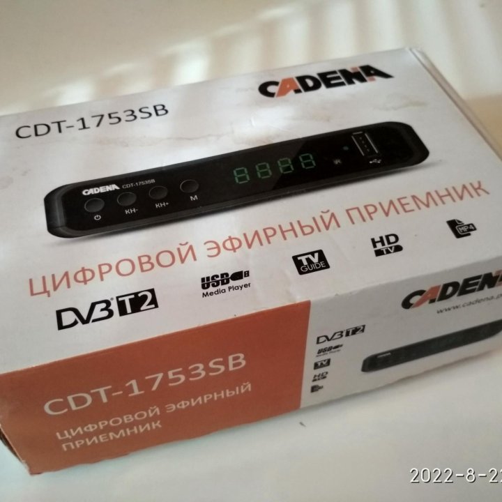 Цифровой эфирный приемник Cadena ctd-1753sb