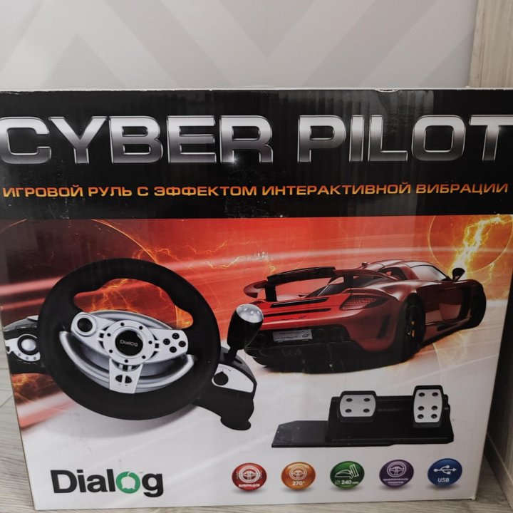 Руль dialog cyber Pilot GW-155vr