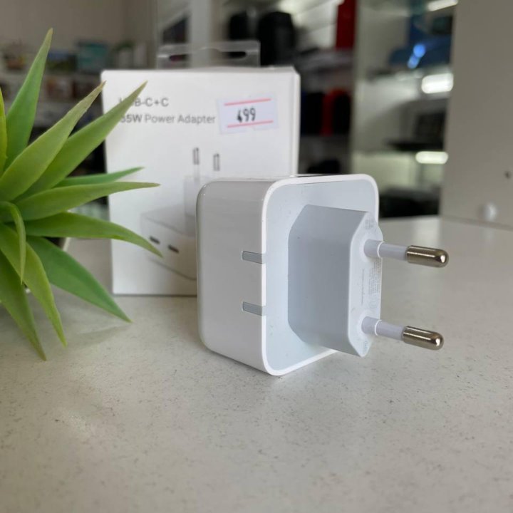 Блок USB-C+C 35W (новый, гарантия)